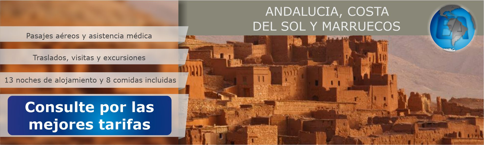 ANDALUCIA, MARRUECOS Y PORTUGAL CON MADRID